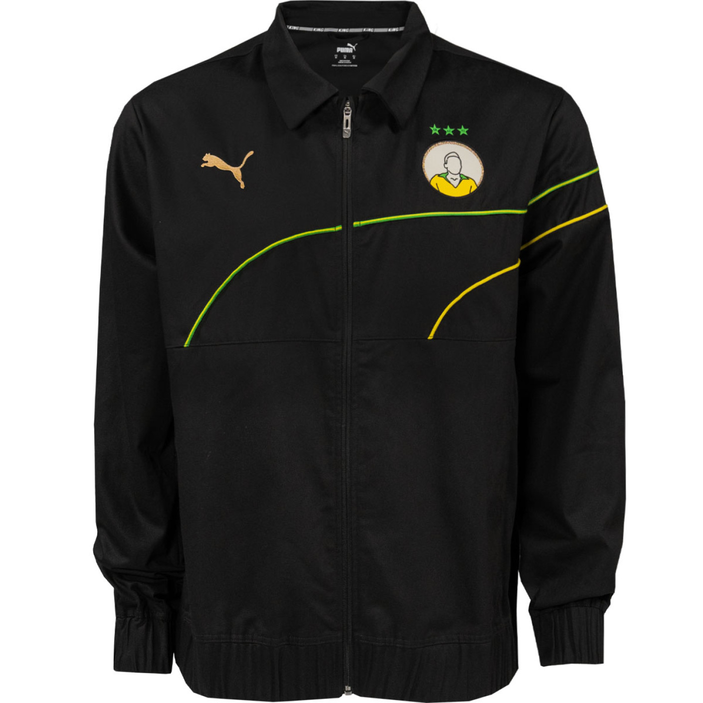 PUMA King Pelé Trainingsjack Zwart