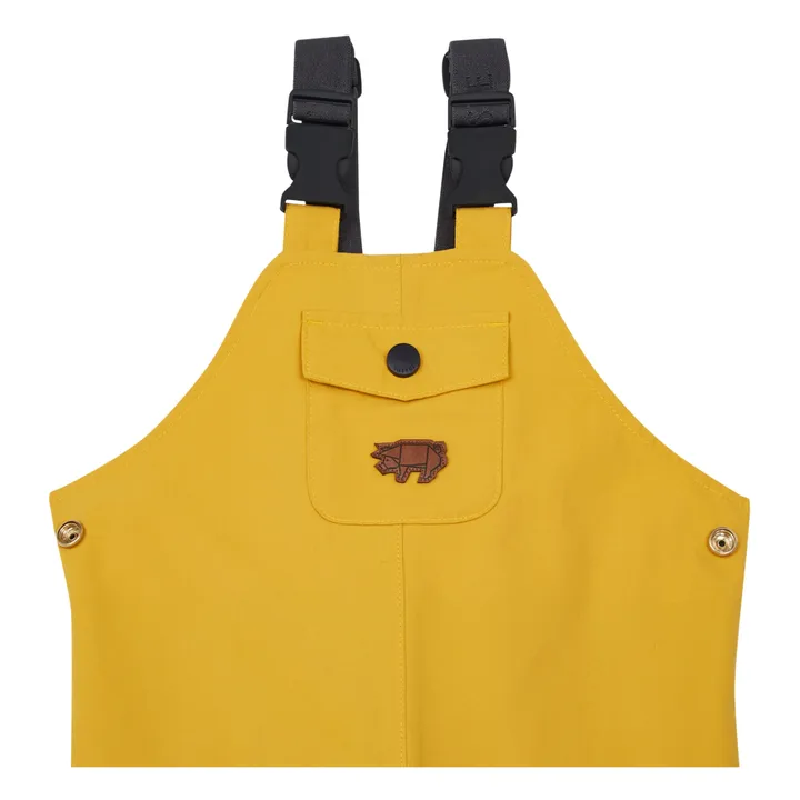 Töastie Salopette Imperméable Recyclée | Jaune