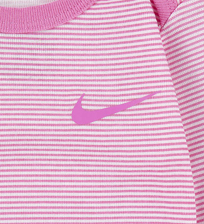 Nike Bodyer l/æ - 3-Pak - White/Playful Pink