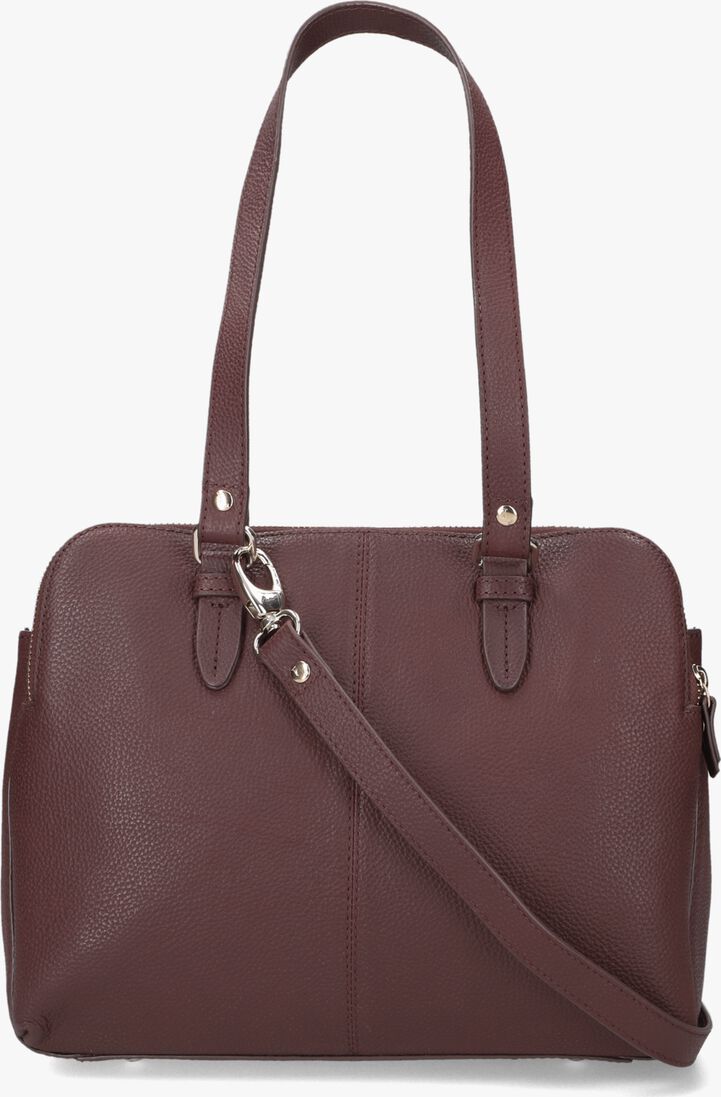 LOULOU ESSENTIELS cognac loulou essentiels schoudertas bag robuste