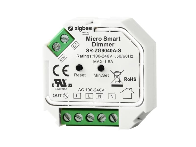 Sunricher Funk-Dimmaktor ZigBee 3.0 400 W RC Single Line Philips hue kompatibler UP-Dimmaktor