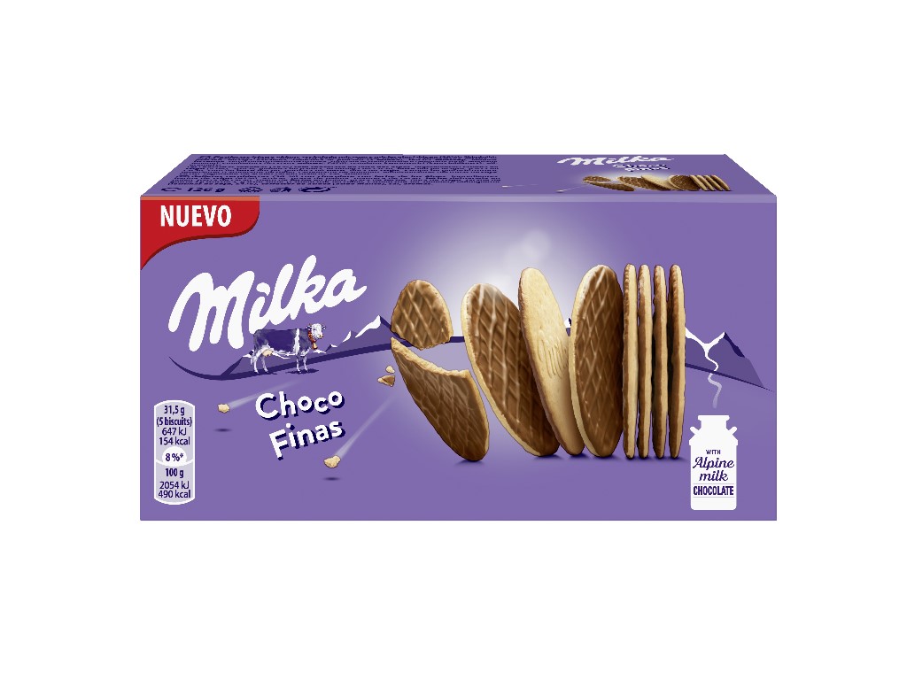 BOLACHAS MILKA CHOCO FINAS 126G