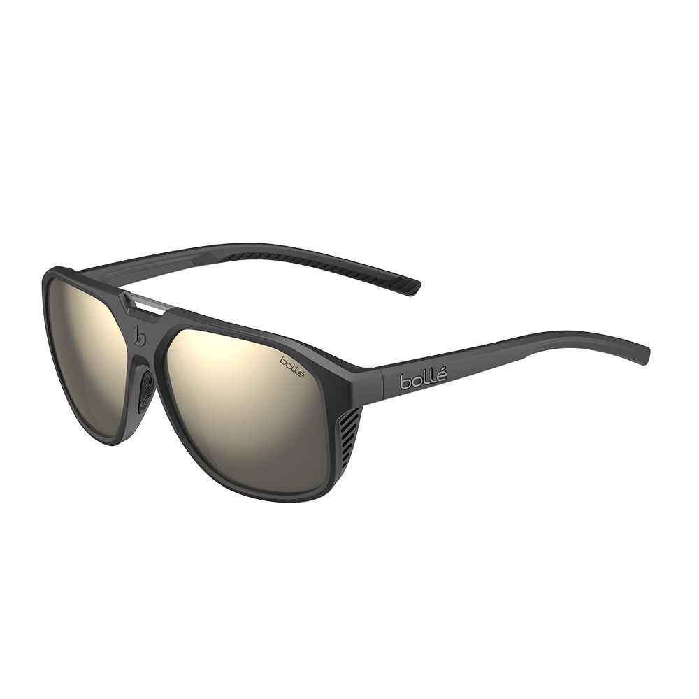 Bolle ARCADIA - Lunettes de soleil black matte/tns gold