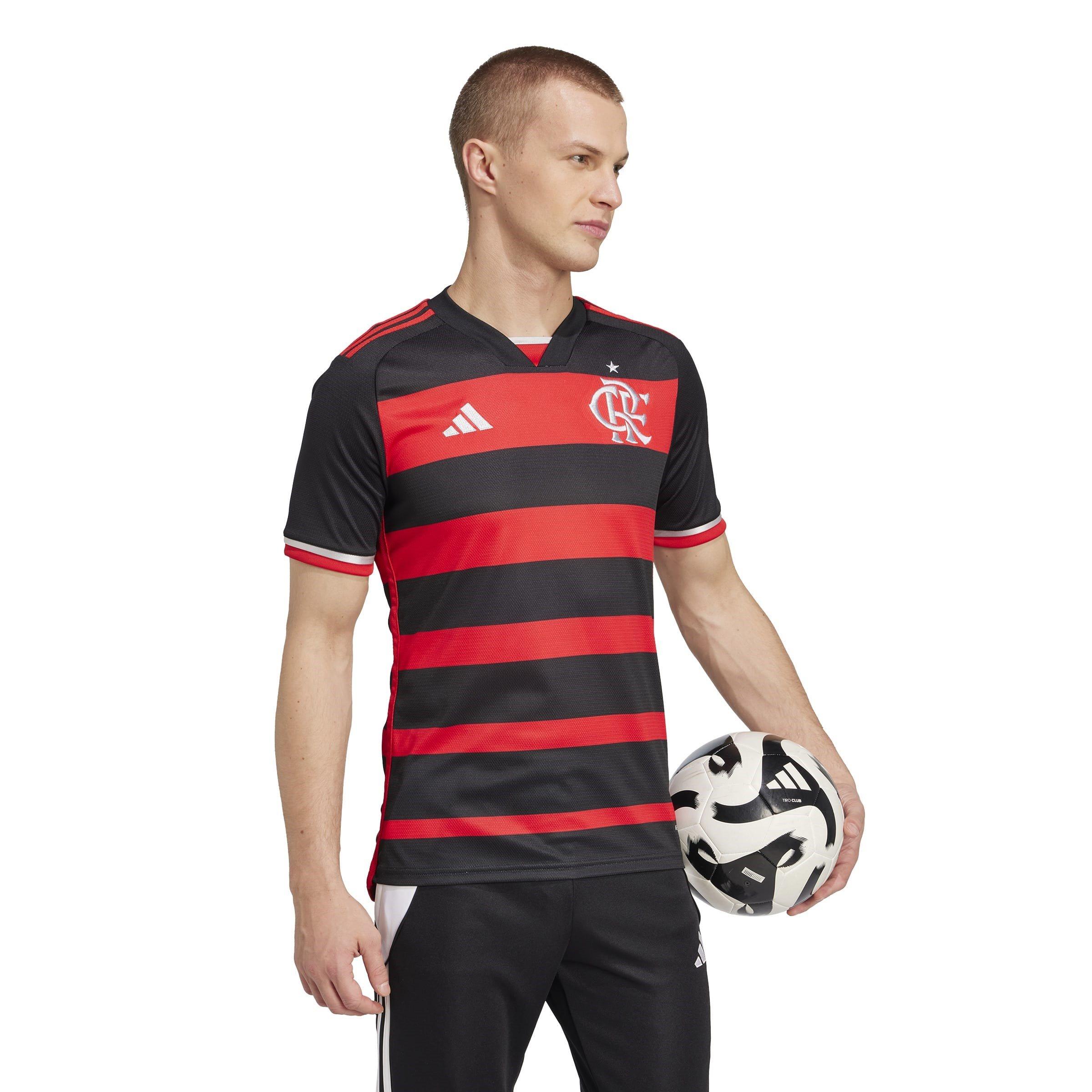 adidas CR Flamengo Home Shirt 2023 2024 Adults