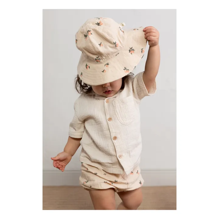 garbo&friends Chapeau Imprimé | Beige rosé
