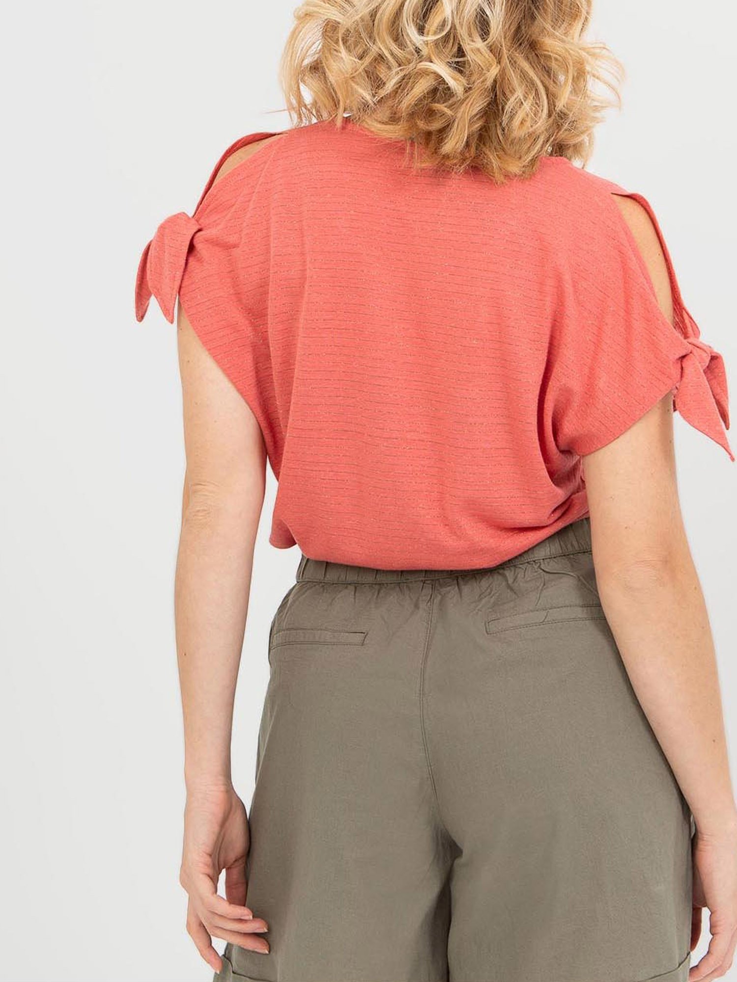 Tee-Shirt Femme Emmanchure Fantaisie Rose