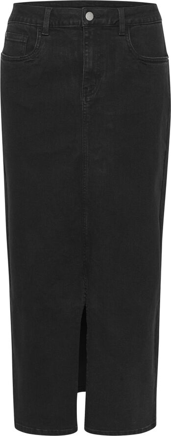 Kaffe KAsinem HW Denim Skirt Black deep