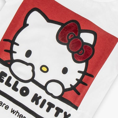 Hello Kitty T-skjorte, Hvit