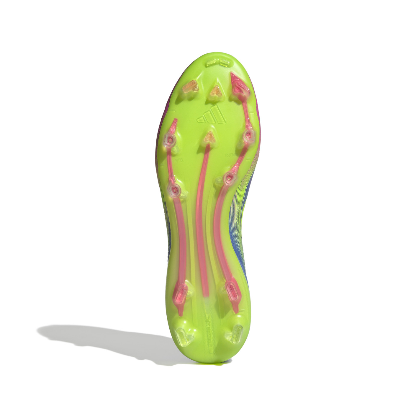 Adidas F50 Pro Gras Voetbalschoenen (FG) Blauw Neongeel Roze