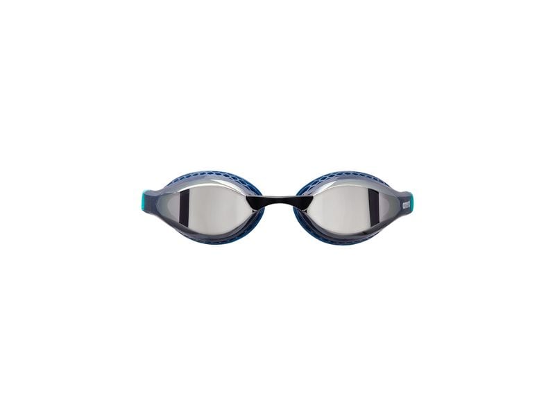 Arena Schwimmbrille Air-Speed Mirror Dunkelblau/Türkis Wettkampfschwimmbrille