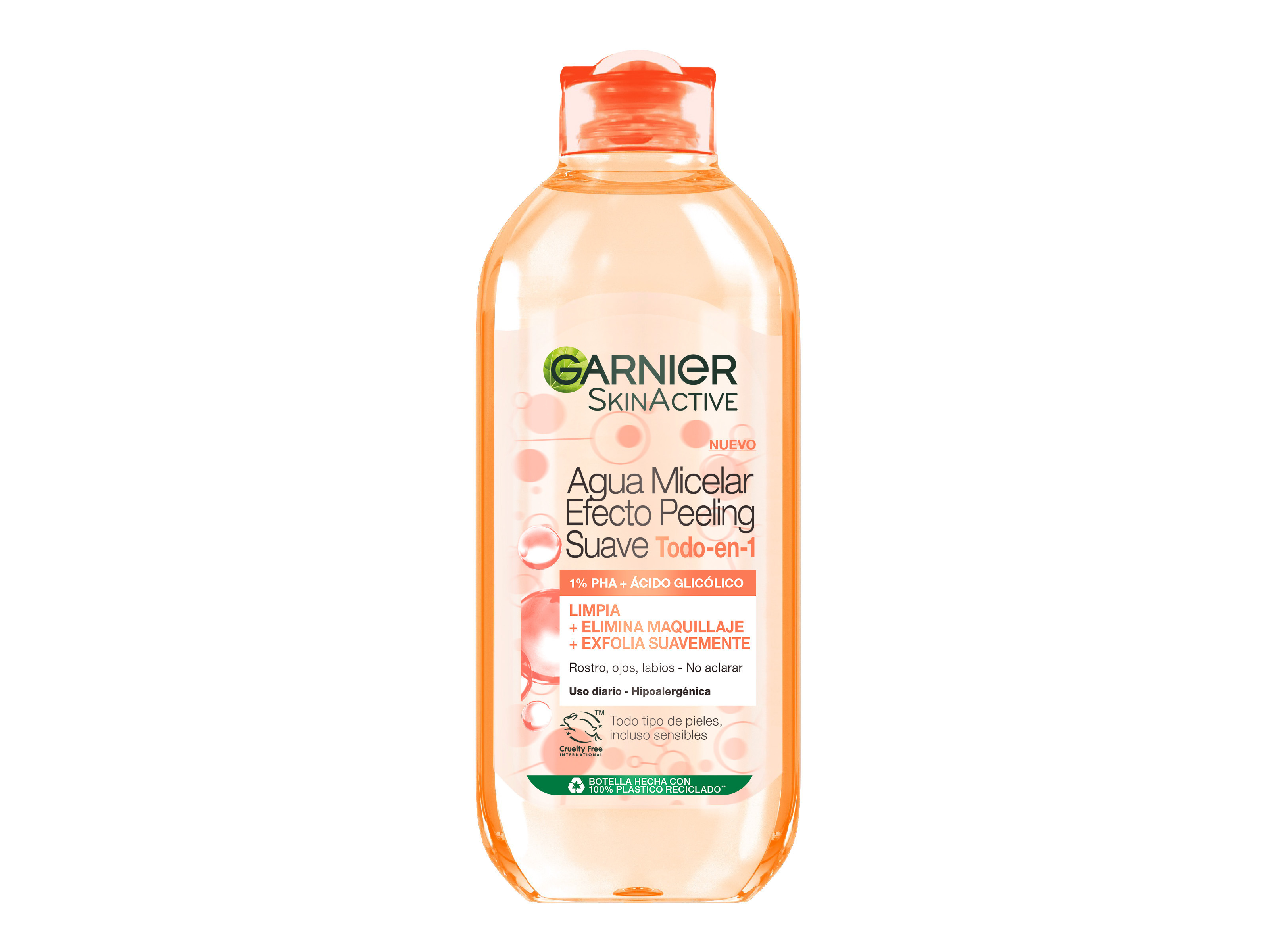 AGUA MICELAR GARNIER PEELING SUAVE 400ML