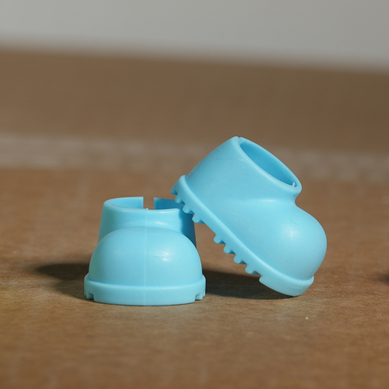 (1 Paar) Monsterhäschen Schuhe Puppen Zubehör Outfit Verkleidungs Accessoire - Blau