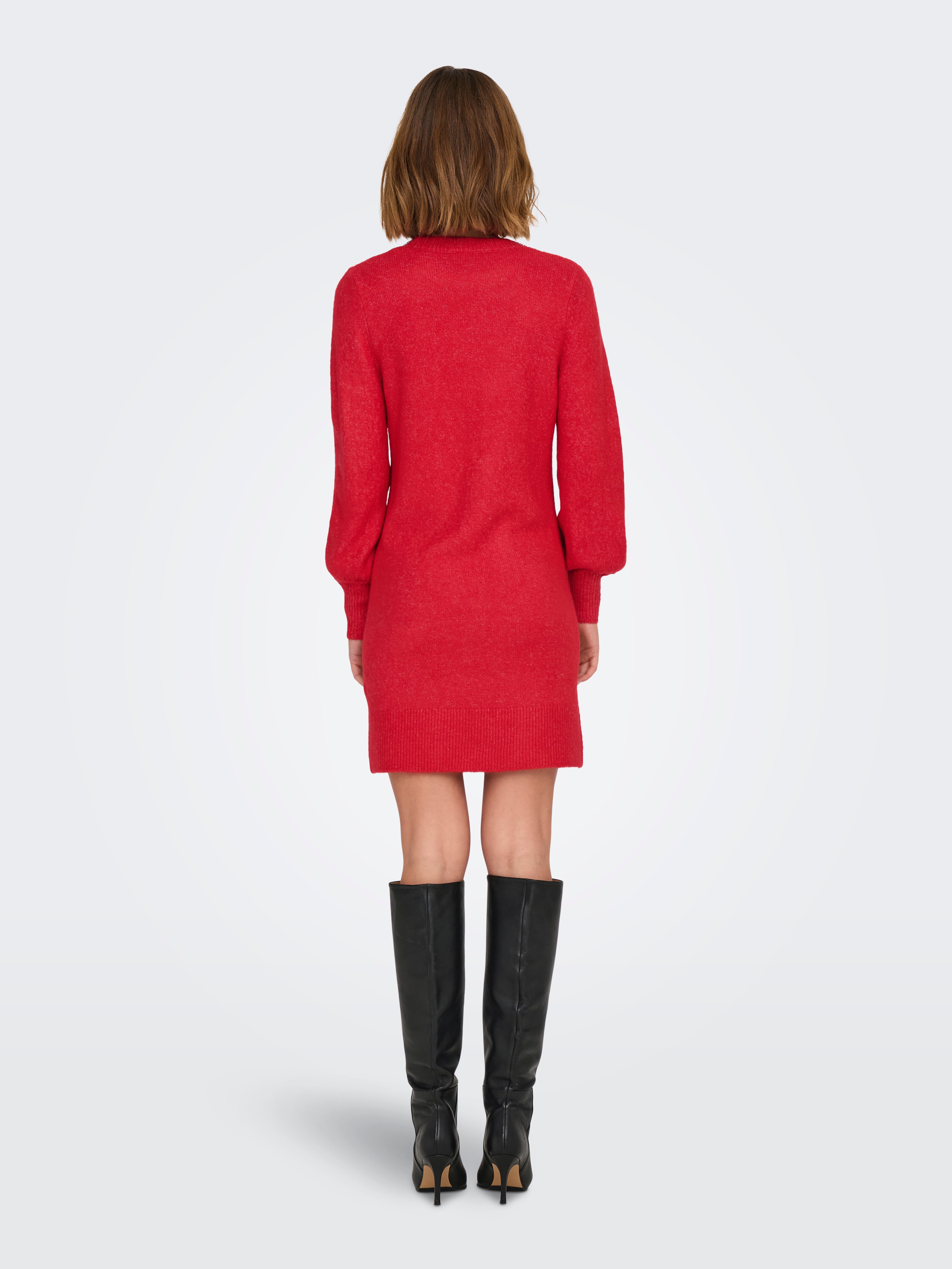 ONLELSA Midikleid High Risk Red