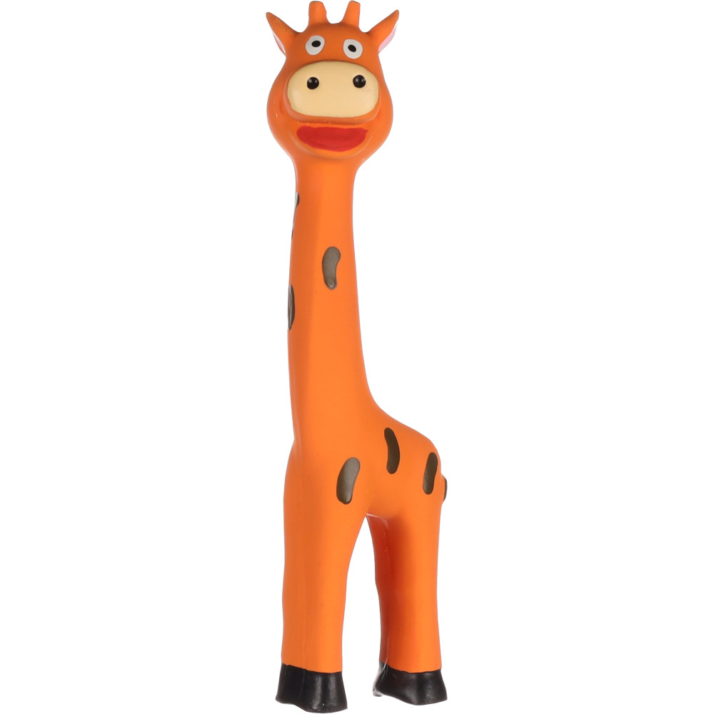 Jouet une girafe en latex couleur aléatoire 24 cm pour chien