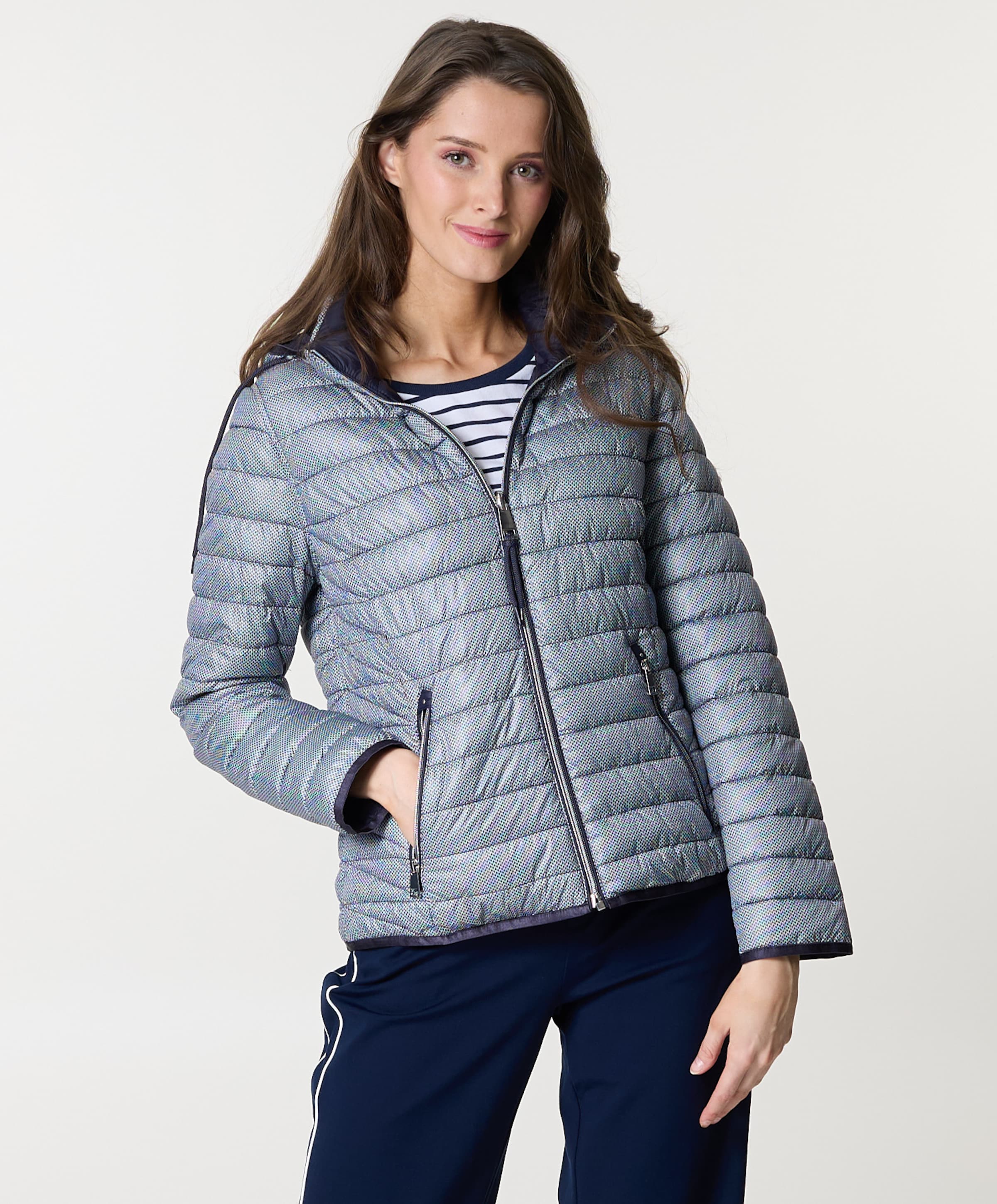 Barbara Lebek Dames jas blauw