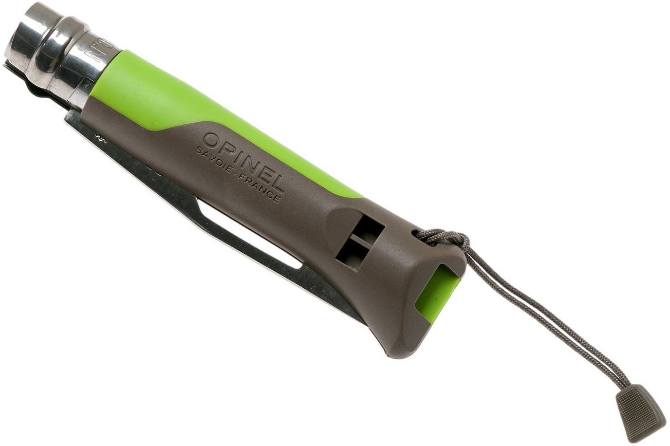 Opinel zakmes Outdoor No. 08 zakmes, Earth Green