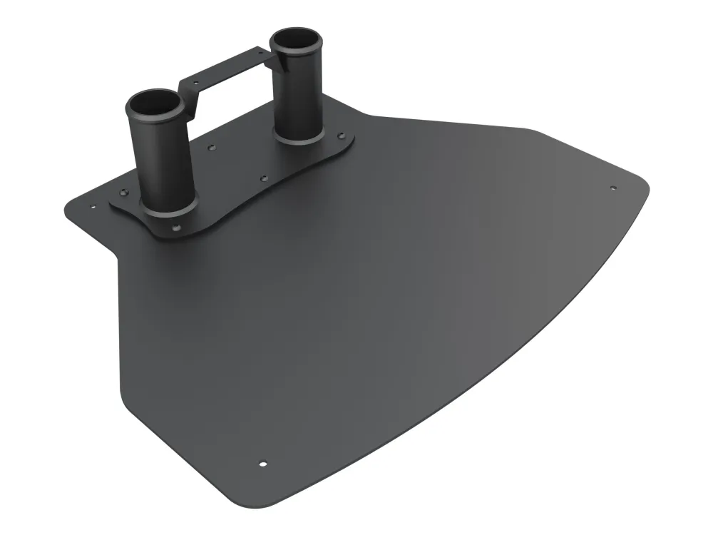 Multibrackets M Public Floorstand Basic 180 Floorbase - Komponenter til montering (monteringsbase) - stål - sort - på gulv
