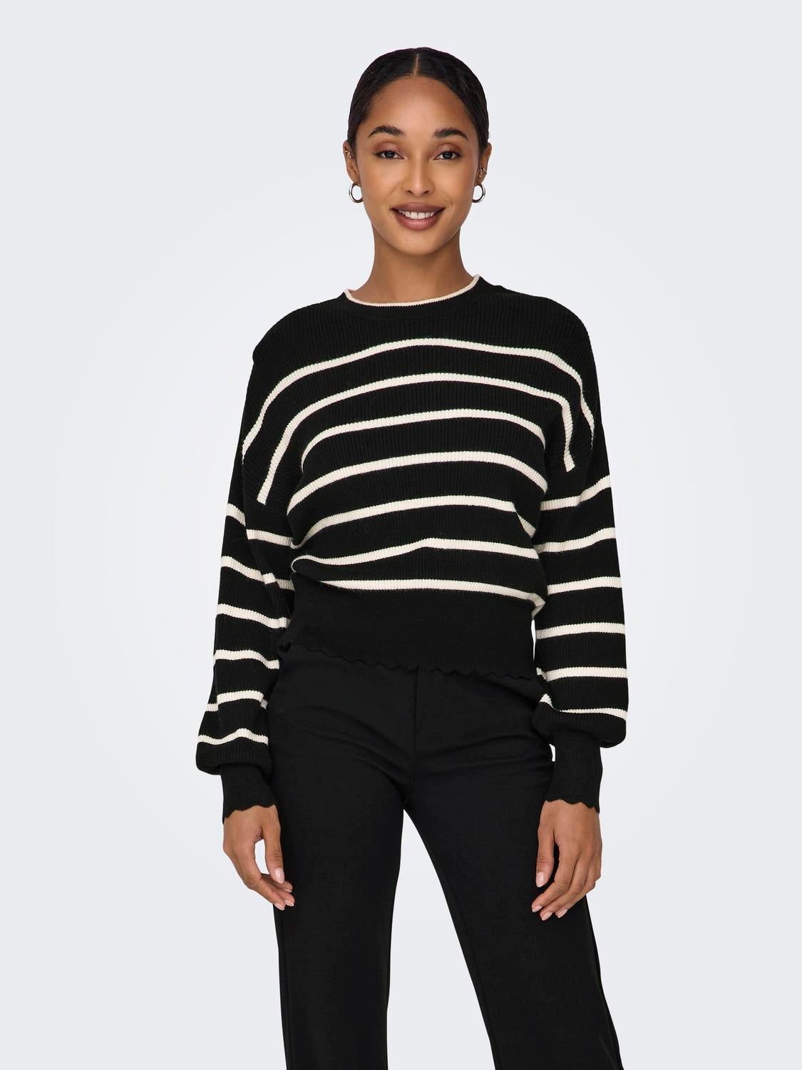 ONLIBI Strickpullover Black