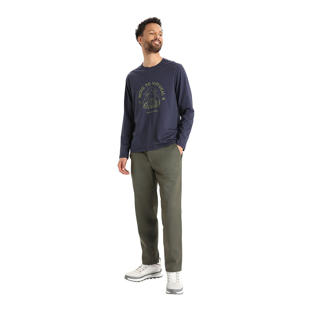 Icebreaker CENTRAL CLASSIC - Tee-shirt Homme midnight navy