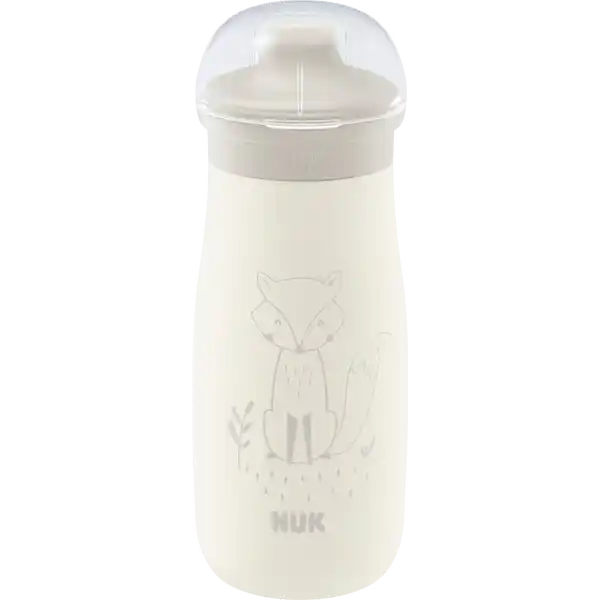 Mini-Me Sip Trinkflasche Edelstahl beige 300ml, ab 9 Monate