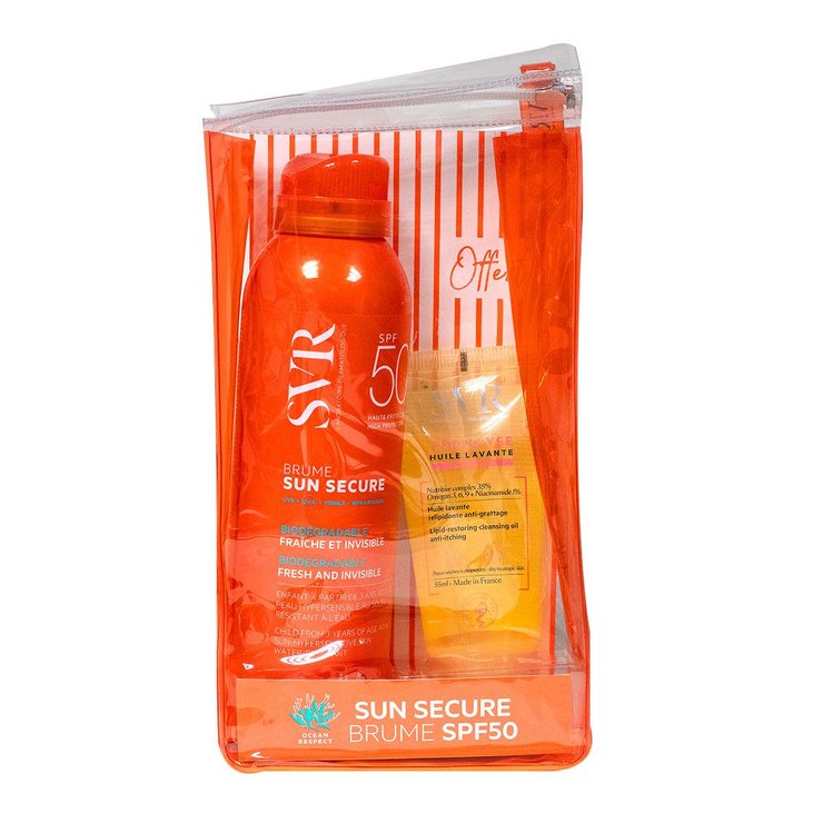 Sun Secure brume SPF50+ 200ml et après-soleil offert