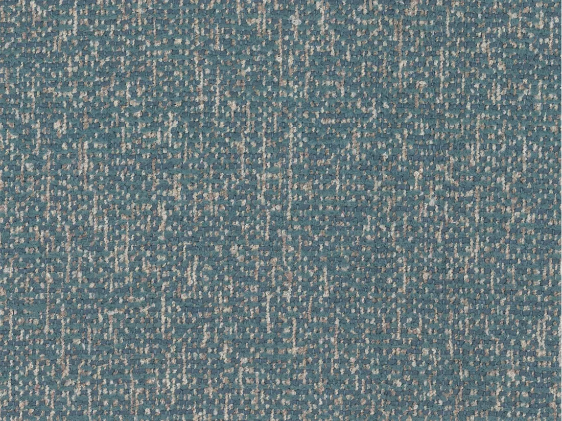 Canapé d'angle gauche convertible en tissu texturé bleu MONELIA
