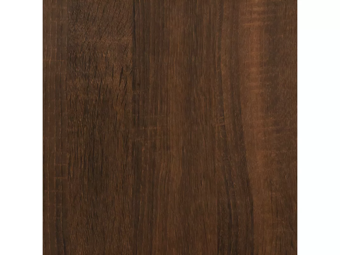 Bureau d'angle Chêne marron 145x100x76 cm Bois d'ingénierie