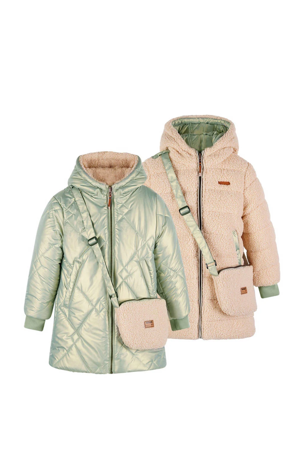 NONO reversible jas groen