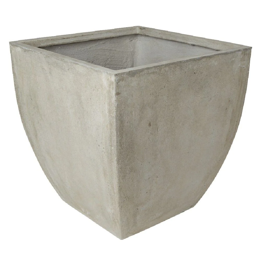 CACHE POT FIBRE ARGILE 45x45cm