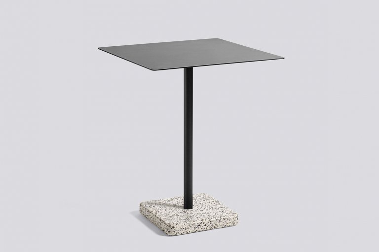Hay Terrazzo Square tuintafel 60x60 grey - charcoal
