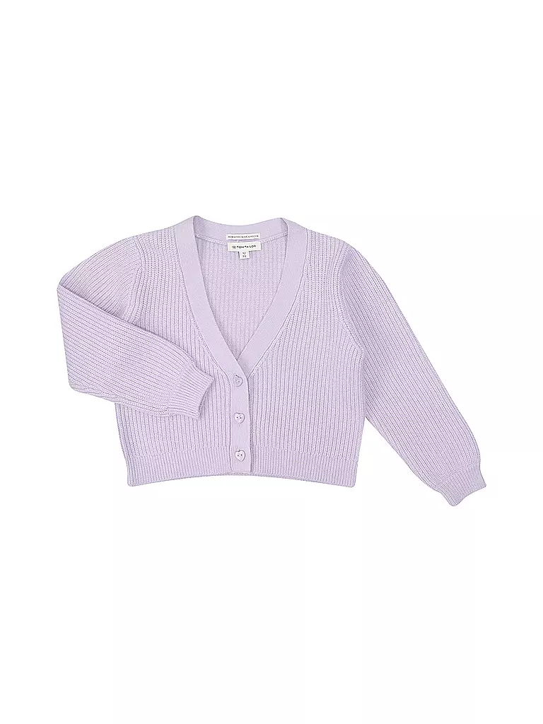 TOM TAILOR Mädchen Cardigan lila