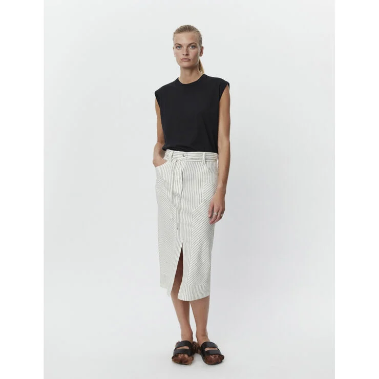 DAY Birger et Mikkelsen Freda - Cozy Linen Stripe Black