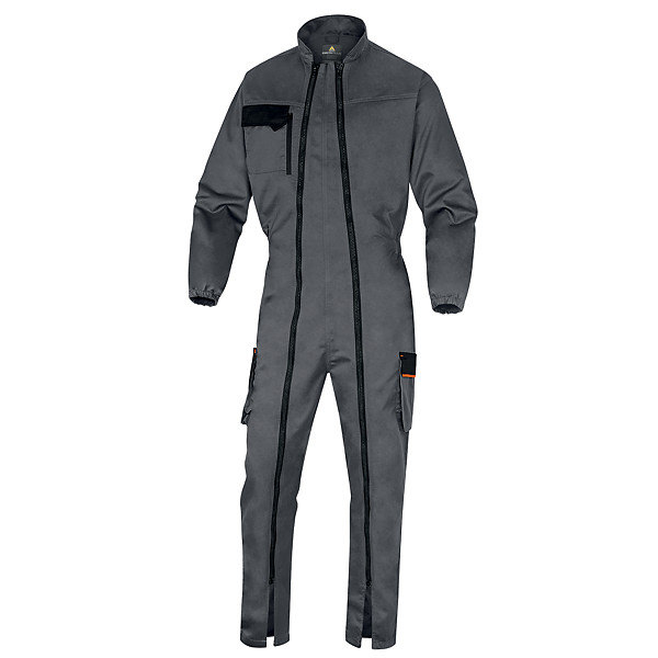 Combinaison de travail double zip Mach 2 DeltaPlus, coloris gris, taille XL