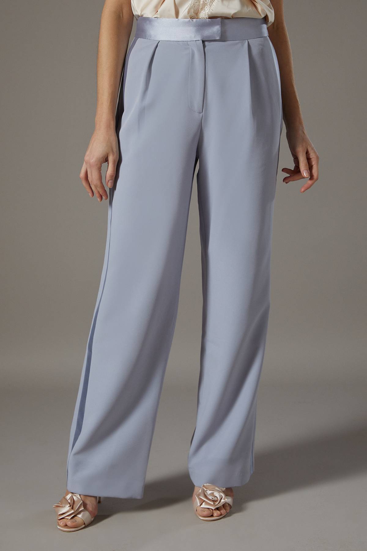 Coast Pantalon à Panneau Sergé Satiné