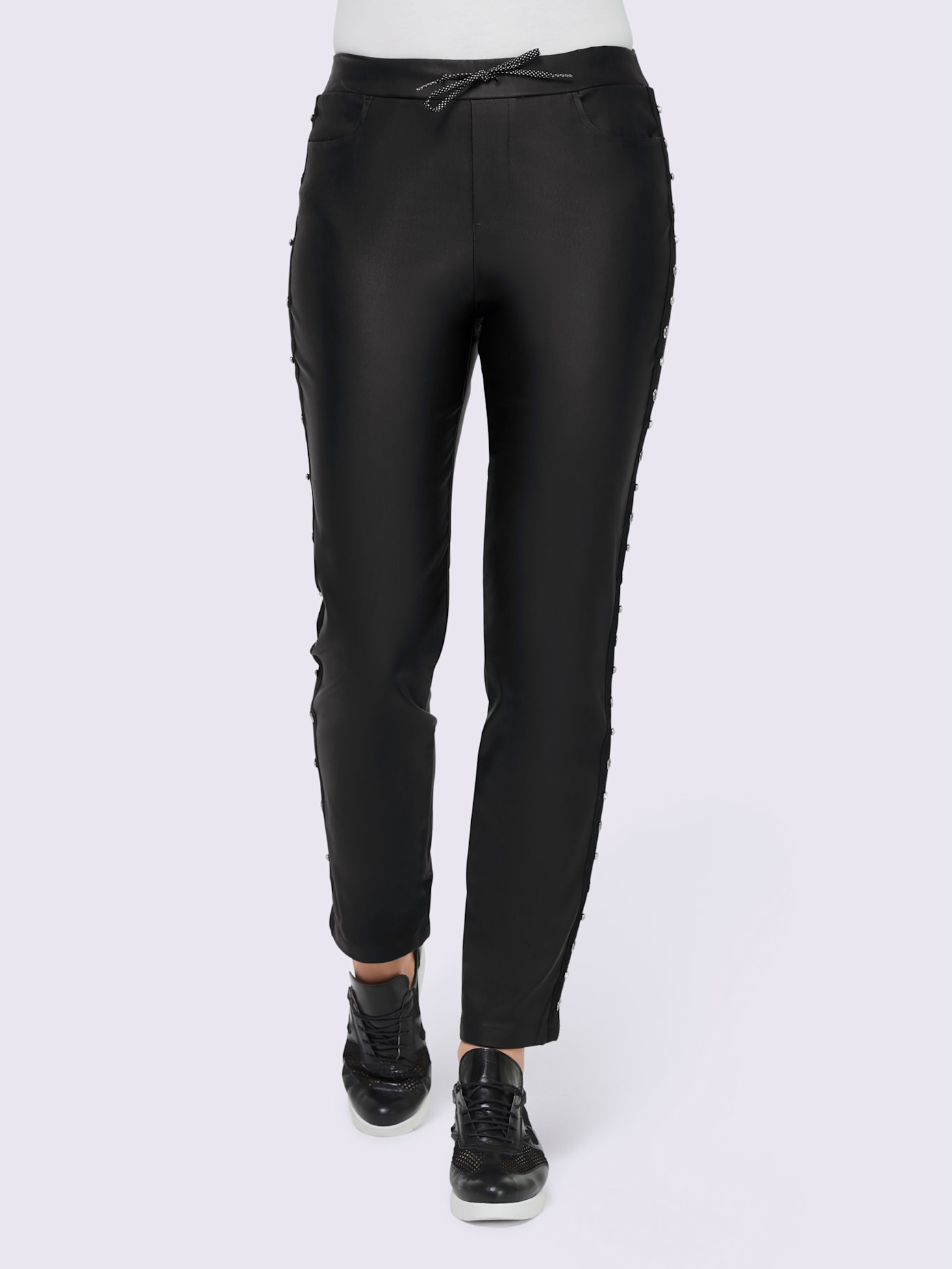 Pantalon revêtement brillant