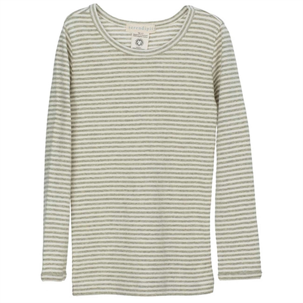 Clay/Offwhite Slim Stripe - Serendipity → Luksusbaby.dk