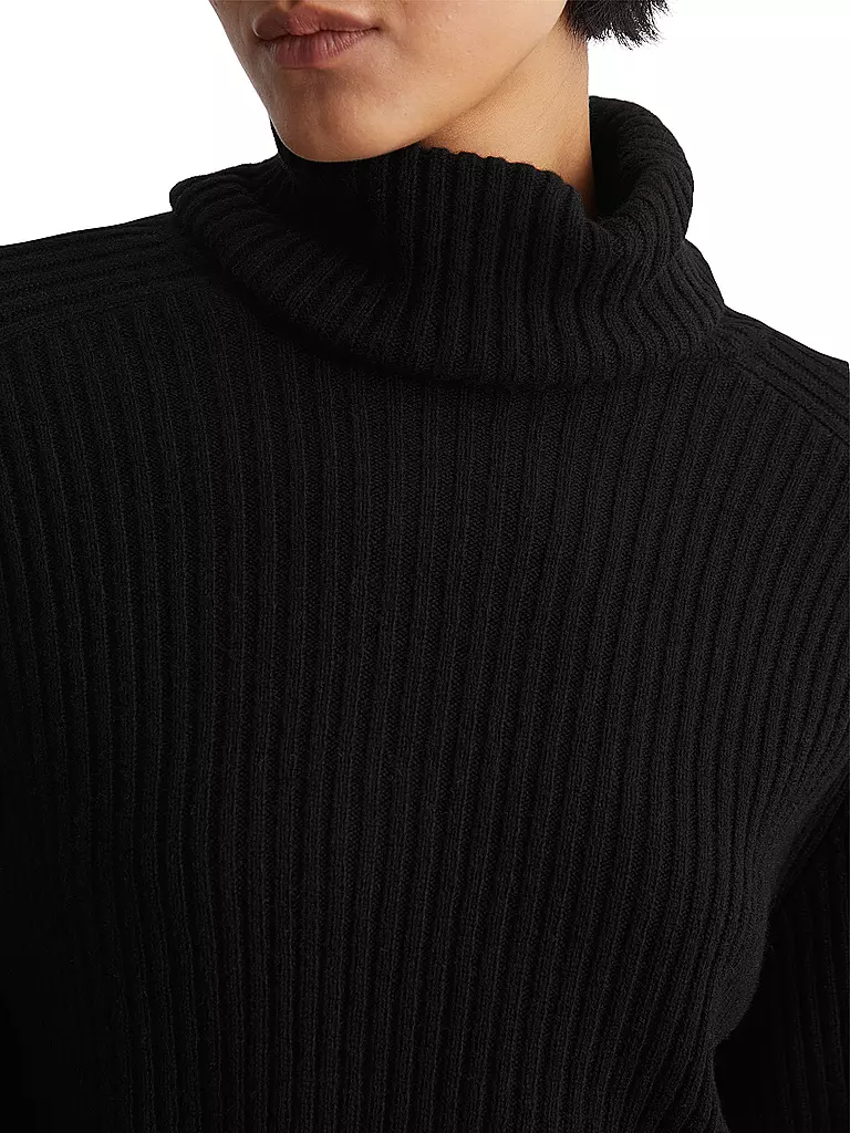 MARC O'POLO Rollkragenpullover schwarz