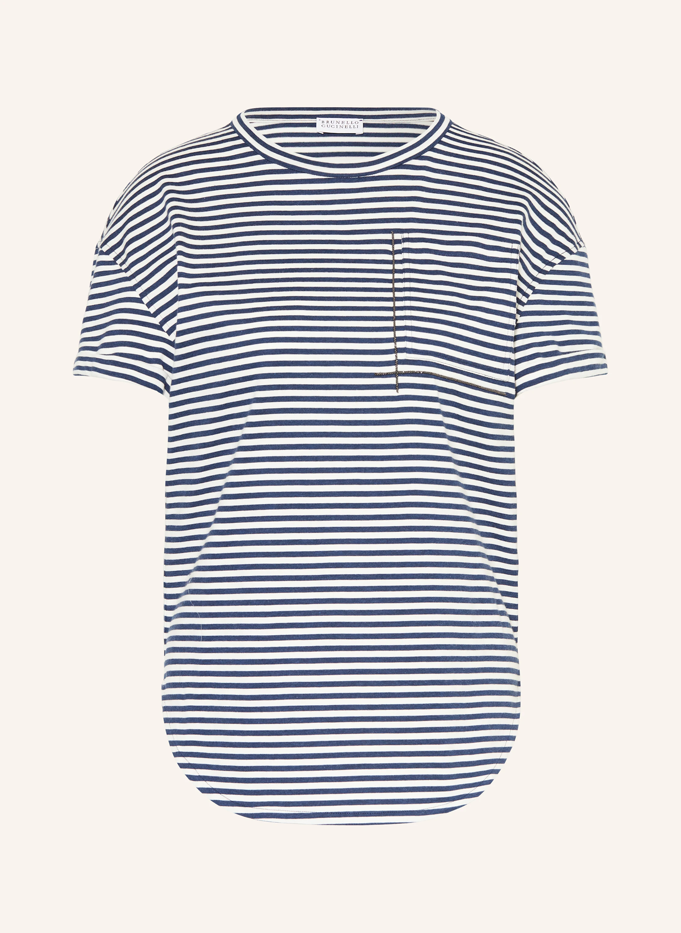 BRUNELLO CUCINELLI T-Shirt mit Schmucksteinen