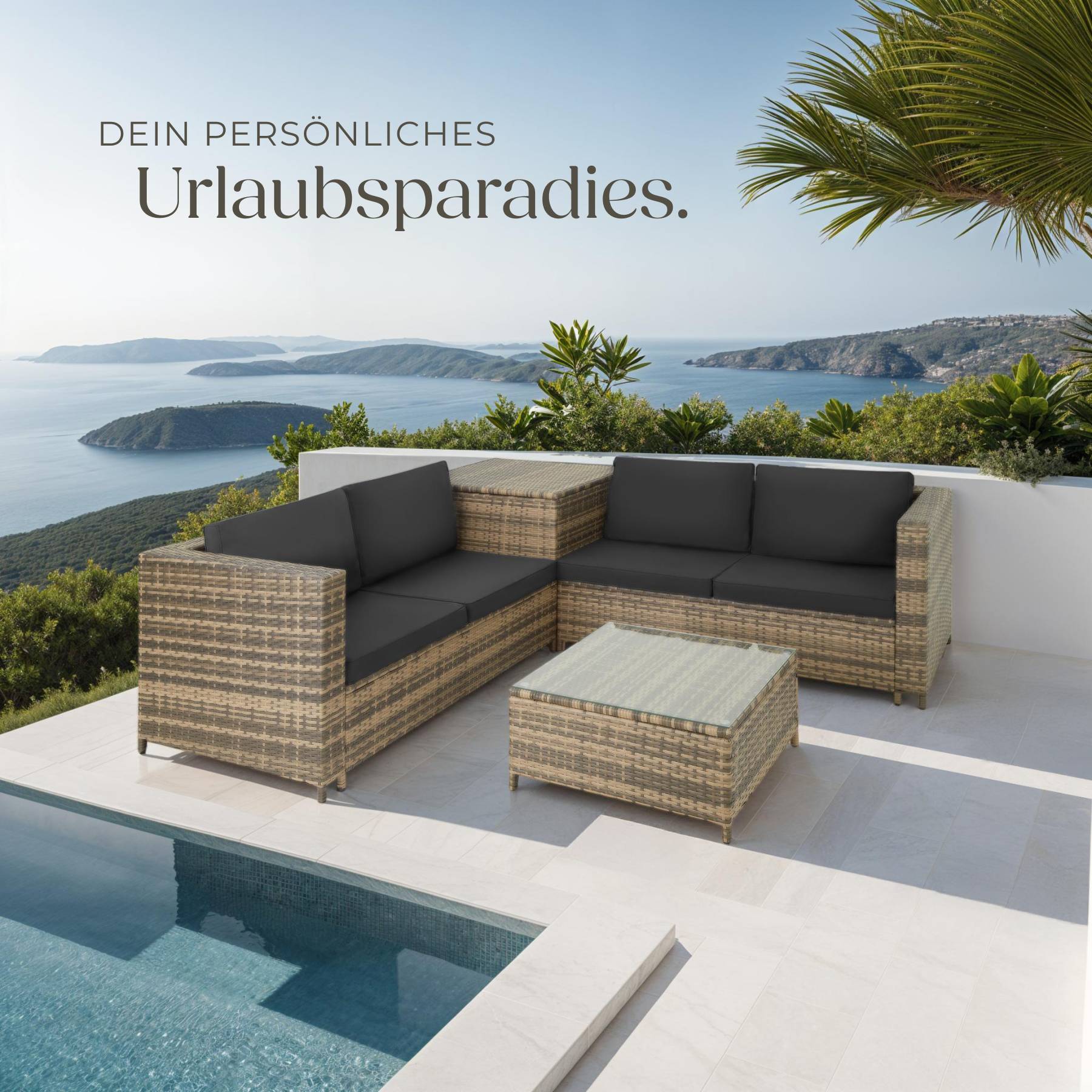 Rattan Lounge Siena