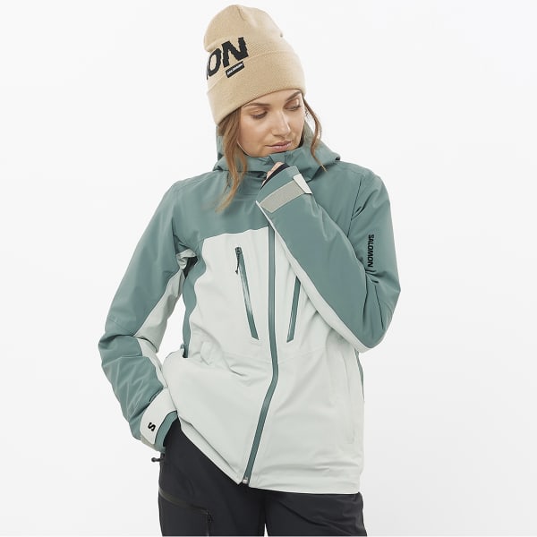 Veste de ski SALOMON BRILLIANT JACKET W MISTY BLUE/NORTH ATLA