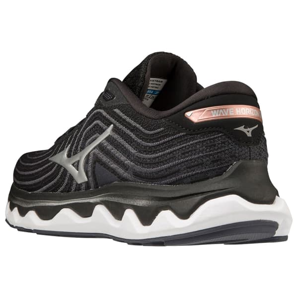 Chaussure running MIZUNO WAVE HORIZON 6 W BLACK/SILVER/ROSE COPPER