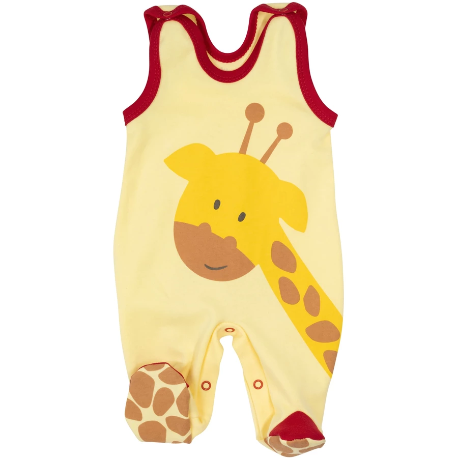 Baby Sweets 2tlg Set Strampler + Shirt Baby Giraffe rot gelb