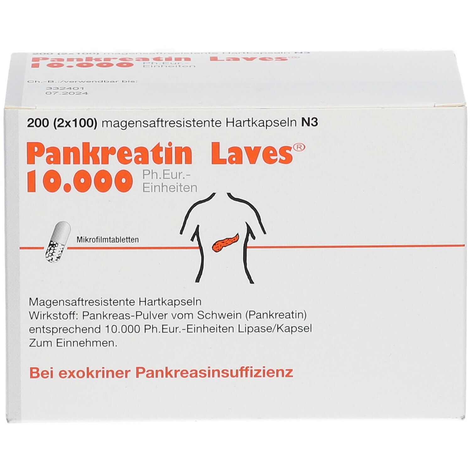 Pankreatin Laves® 10.000 Ph.Eur-Einheiten