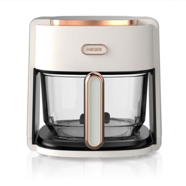 Fritadeira Haeger Air Fryer  Air Glass Digital AF-G45.006B 4.5L 1200W