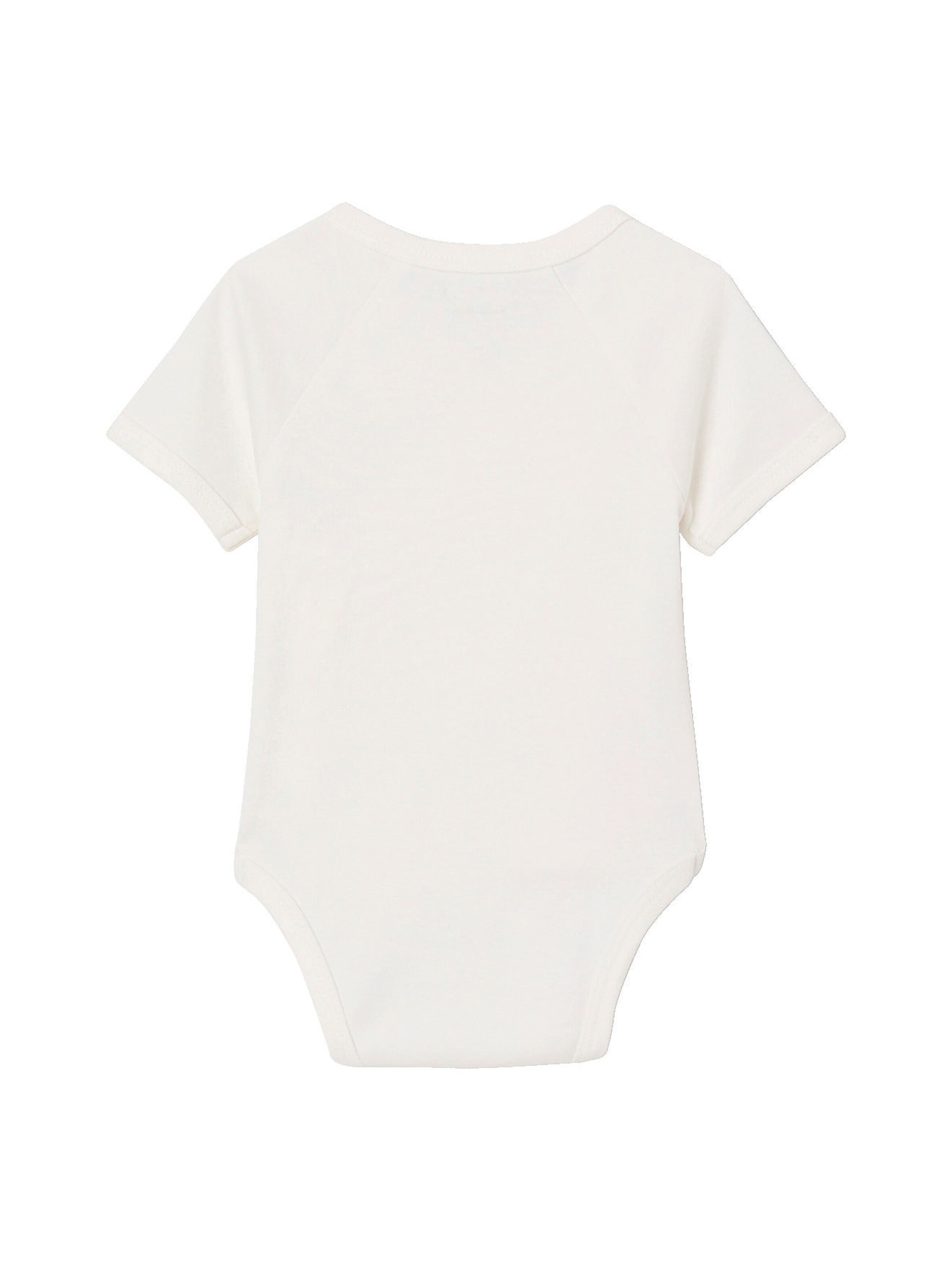 Vertbaudet Bio-Kollektion: 5er-Pack Baby Wickelbodys mit kurzen Ärmeln lila