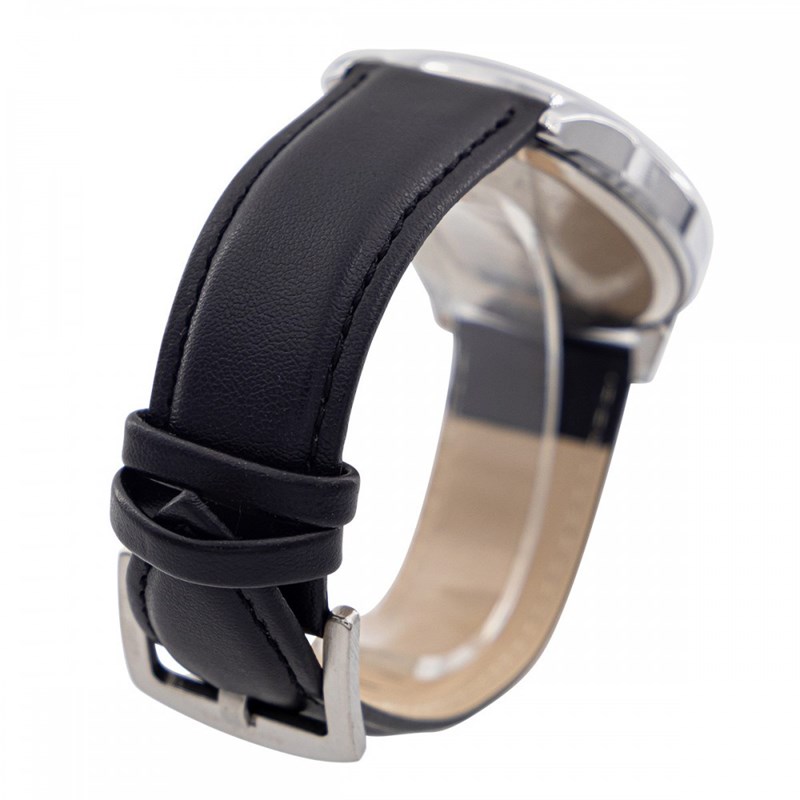 Montre Homme M. JOHN bracelet Cuir Noir