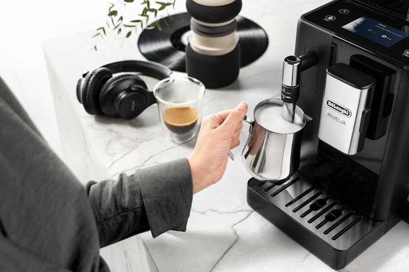 De'Longhi - Rivelia EXAM440.35.B - Volautomatische Espressomachine - Onyx Black