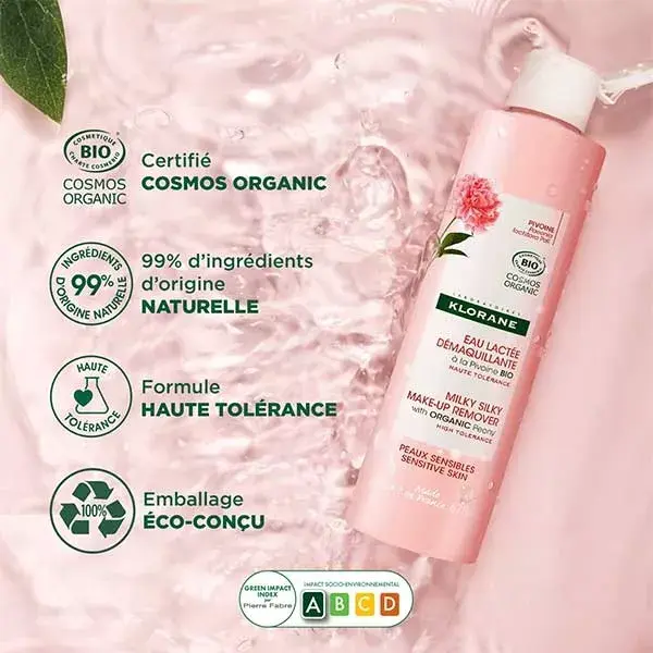 Rotina Facial Suavizante Klorane para Pele Sensível com Peônia Orgânica