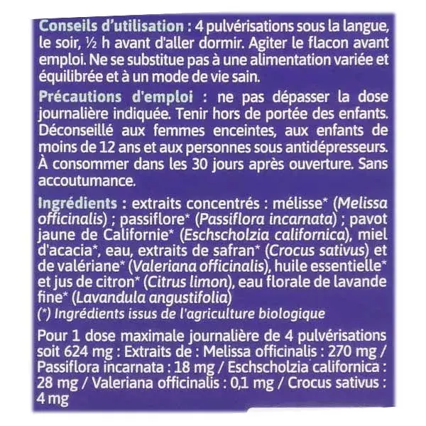 Spray Oral Orgânico Ladrome Bio Sleep Tripla Ação 20ml