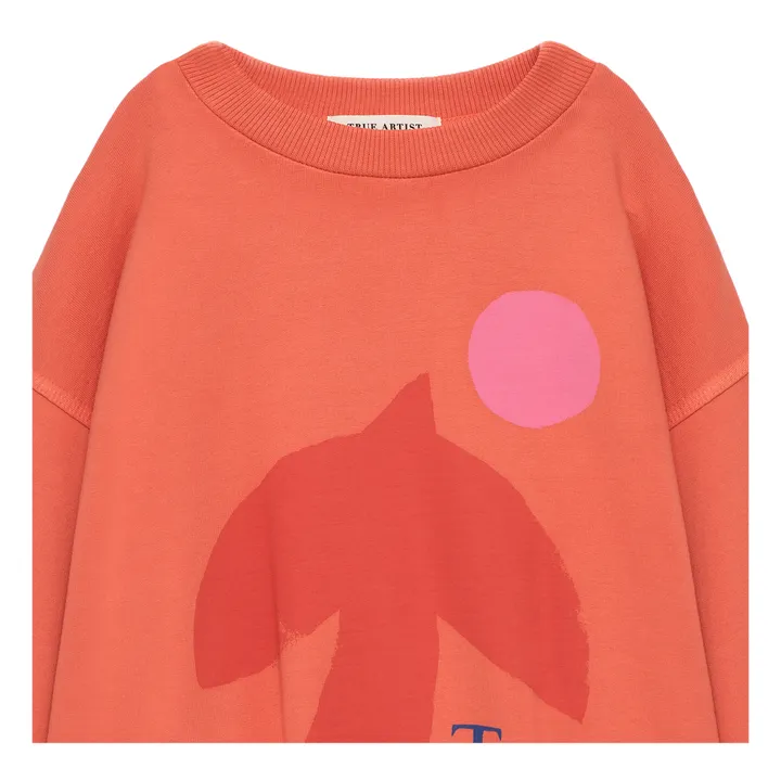 True Artist Sweat n°07 Oiseau | Corail